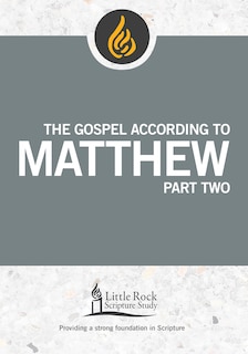 Couverture_The Gospel According to Matthew, Part Two