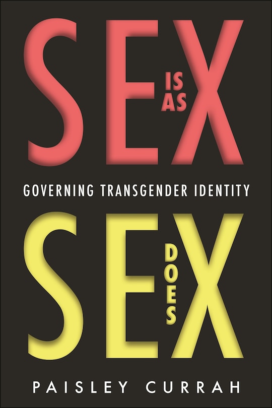 Front cover_Sex Is as Sex Does