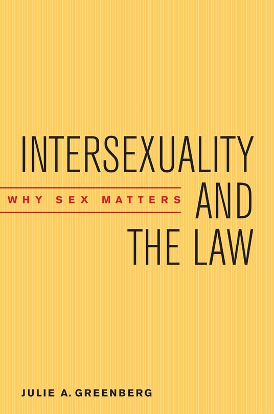 Front cover_Intersexuality And The Law