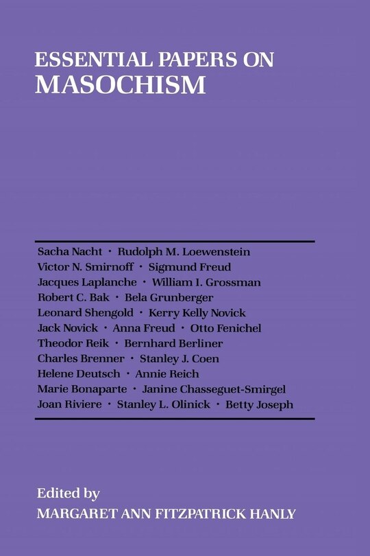 Front cover_Essential Papers on Masochism