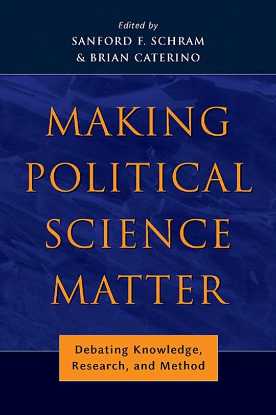 Front cover_Making Political Science Matter