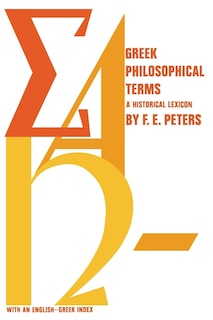 Front cover_Greek Philosophical Terms