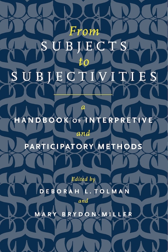 Couverture_From Subjects to Subjectivities