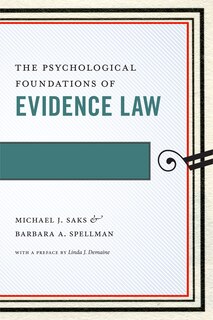 Front cover_The Psychological Foundations of Evidence Law