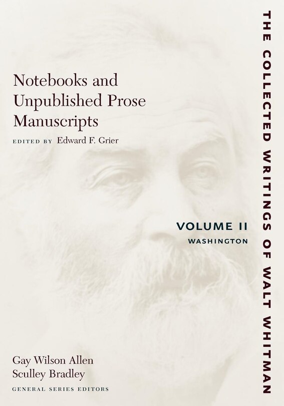 Couverture_Notebooks and Unpublished Prose Manuscripts: Volume II