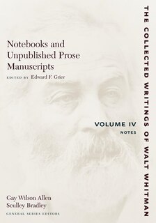 Front cover_Notebooks and Unpublished Prose Manuscripts: Volume IV