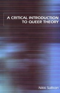 Front cover_Critical Introduction To Queer Theory