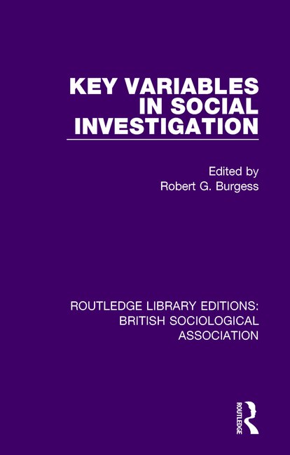 Couverture_Key Variables In Social Investigation