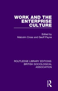 Front cover_Work And The Enterprise Culture