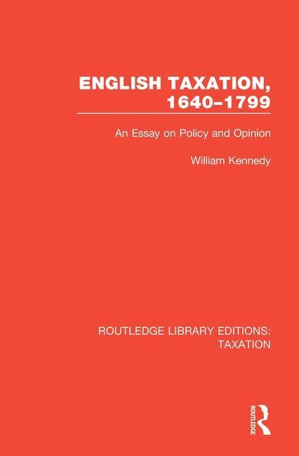 Couverture_English Taxation, 1640-1799