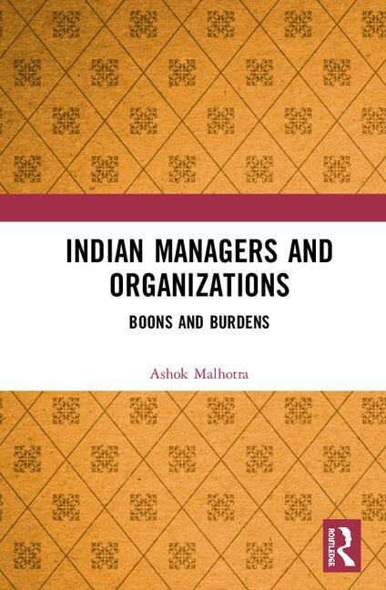 Couverture_Indian Managers And Organizations