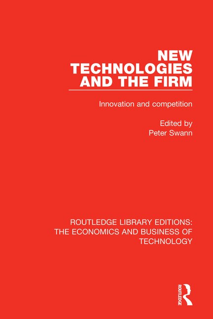 Front cover_New Technologies And The Firm