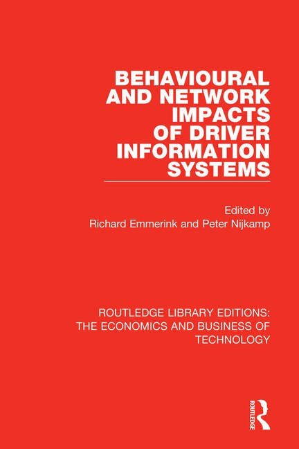Couverture_Behavioural And Network Impacts Of Driver Information Systems