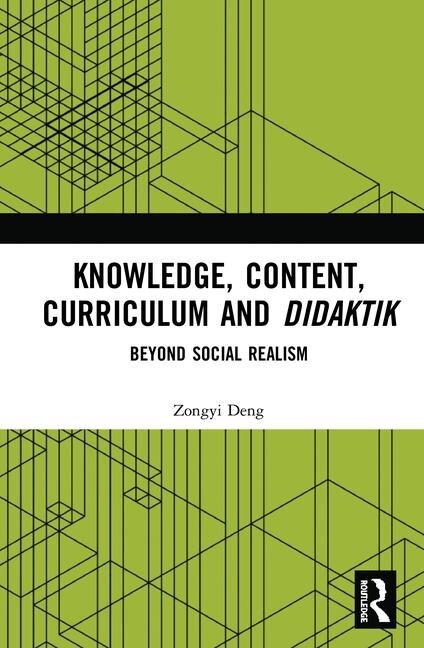Couverture_Knowledge, Content, Curriculum And Didaktik