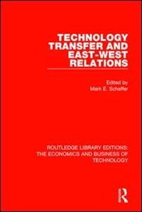 Front cover_Technology Transfer And East-west Relations