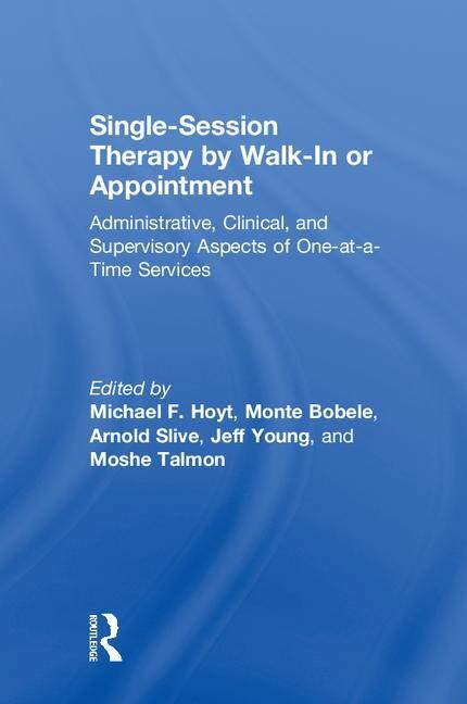 Front cover_Single-session Therapy By Walk-in Or Appointment