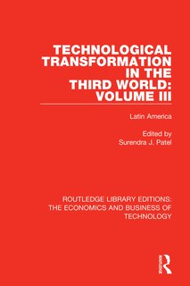Front cover_Technological Transformation in the Third World
