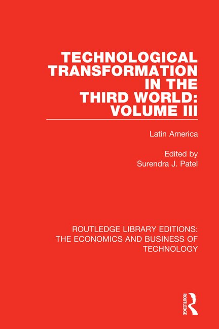 Front cover_Technological Transformation in the Third World