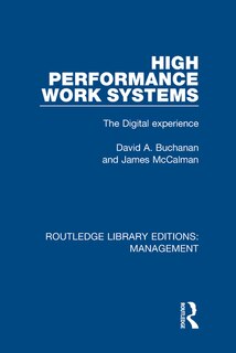 Front cover_High Performance Work Systems