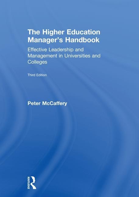 Front cover_The Higher Education Manager's Handbook