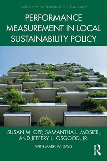 Front cover_Performance Measurement In Local Sustainability Policy