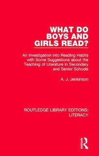 Front cover_What do Boys and Girls Read?
