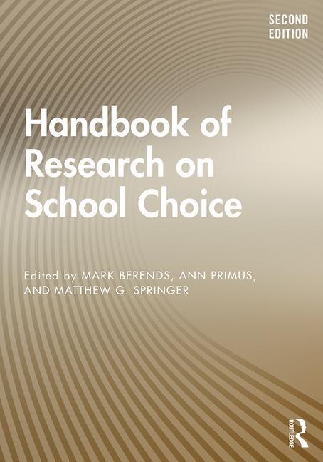 Front cover_Handbook Of Research On School Choice