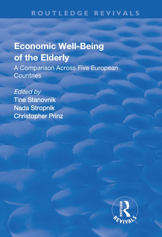 Front cover_Economic Well-being Of The Elderly