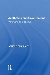 Front cover_Aesthetics And Environment