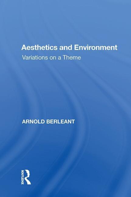 Front cover_Aesthetics And Environment
