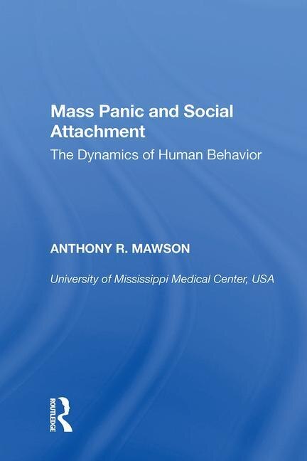 Front cover_Mass Panic And Social Attachment