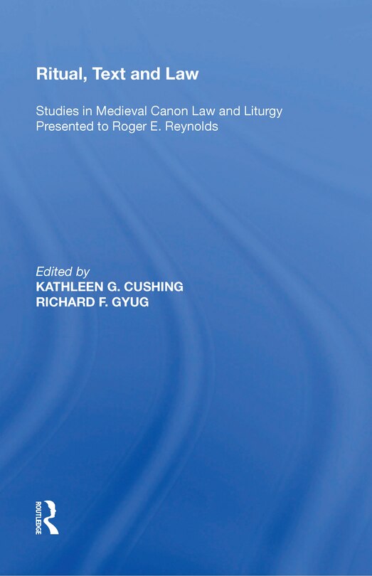 Front cover_Ritual, Text And Law