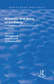 Front cover_Economic Well-being Of The Elderly