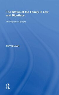 Front cover_The Status Of The Family In Law And Bioethics
