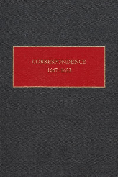 Front cover_Correspondence, 1647-1653