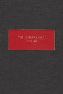 Front cover_The Leisler Papers, 1689-1691