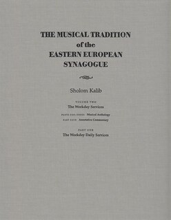 Couverture_Musical Tradition Of The Eastern European Synagogue