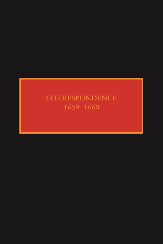 Couverture_Correspondence, 1659-1660