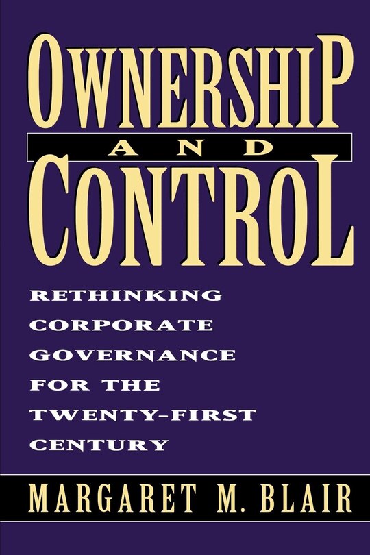 Front cover_Ownership and Control