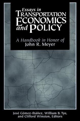 Front cover_Essays in Transportation Economics and Policy
