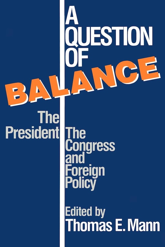 Front cover_A Question Of Balance