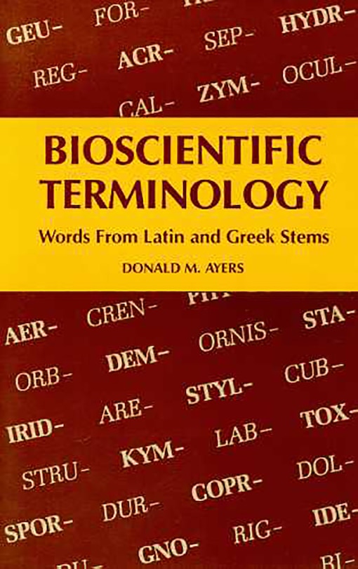 Front cover_Bioscientific Terminology