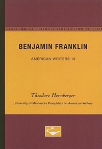 Front cover_Benjamin Franklin - American Writers 19