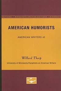 Front cover_American Humorists - American Writers 42