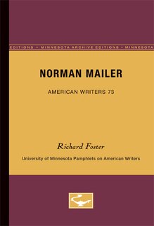 Front cover_Norman Mailer - American Writers 73