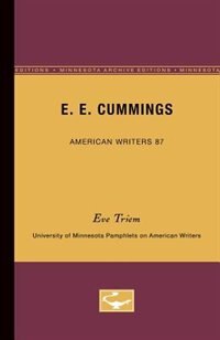 Front cover_E.E. Cummings - American Writers 87