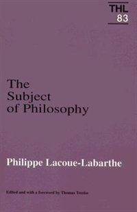 Front cover_Subject Of Philosophy