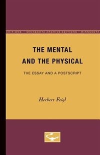 Front cover_The Mental and the Physical