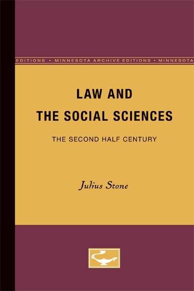 Front cover_Law and the Social Sciences