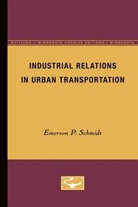 Couverture_Industrial Relations in Urban Transportation